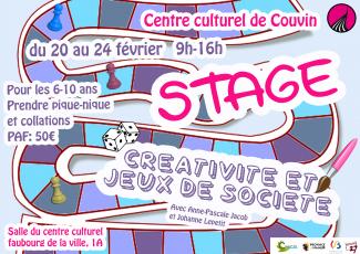 stage créa jeux
